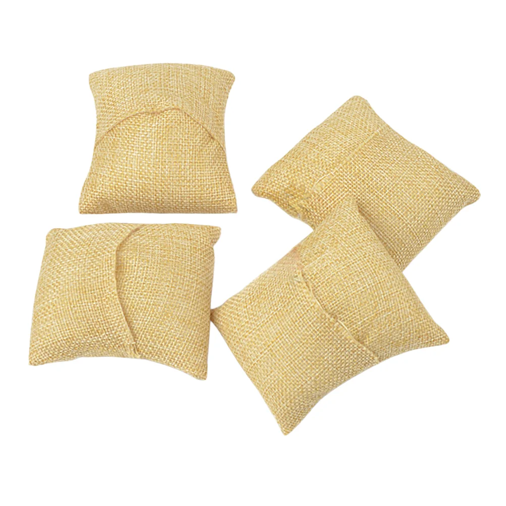 Bracelet Pillow Display Jewelry Watchbangle Pillows Holdersellingchain Stand Cushions Organizer Black Displays6Pc Burlap Pu
Bracelet Pillow Display Jewelry Watchbangle Pillows Holdersellingchain Stand Cushions Organizer Black Displays6Pc Burlap Pu