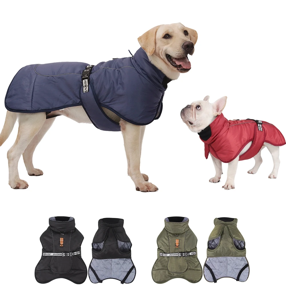 Winter Dog Jacket Warm Waterproof Winter Clothes Harness for Small Medium Dogs Puppy Coat Chihuahua French Bulldog Clothing Pet
Winter Dog Jacket Warm Waterproof Winter Clothes Harness for Small Medium Dogs Puppy Coat Chihuahua French Bulldog Clothing Pet