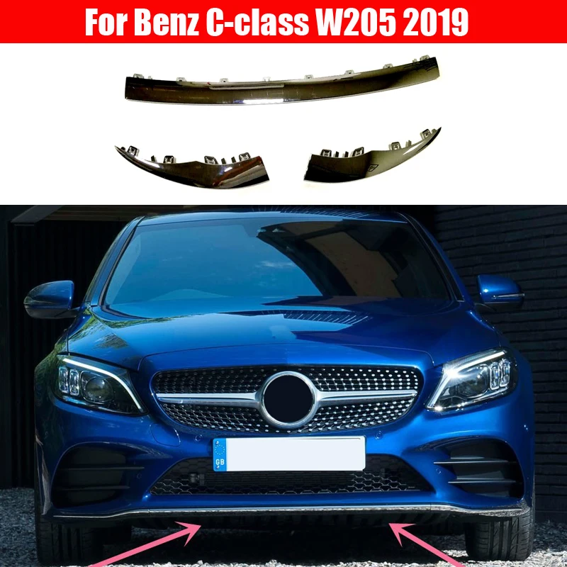 For Benz C-class W205 2019 Stainless Steel Front Bumper Lip Lower Splitter Cover Trim Plating Bright Strip Decoration
For Benz C-class W205 2019 Stainless Steel Front Bumper Lip Lower Splitter Cover Trim Plating Bright Strip Decoration