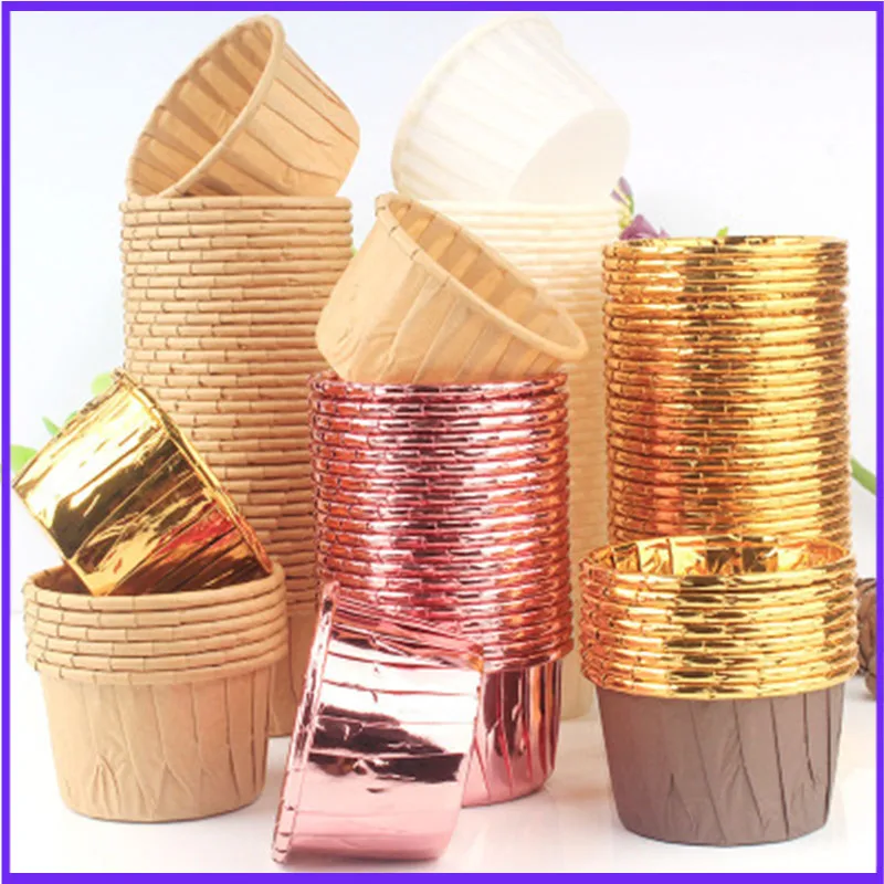 50pcs Golden Muffin Cupcake Paper Cup Oilproof Cupcake Liner Baking Cup Tray Case Wedding Party Caissettes Cupcake Wrapper Paper
50pcs Golden Muffin Cupcake Paper Cup Oilproof Cupcake Liner Baking Cup Tray Case Wedding Party Caissettes Cupcake Wrapper Paper