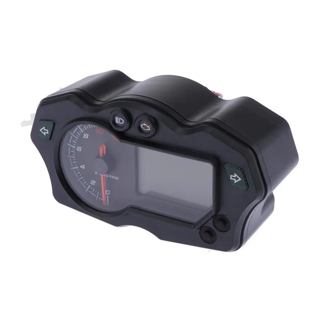 12000rpm Motorcycle LCD Digital Backlight Meter 
12000rpm Motorcycle LCD Digital Backlight Meter