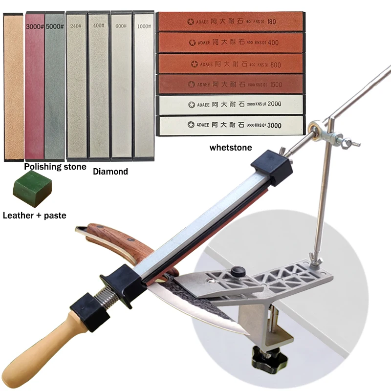 Fixed angle sharpener Brand New Knife Sharpener Sharpeing Stone Knife Tools Whetstone Diamond Grind Grinding
Fixed angle sharpener Brand New Knife Sharpener Sharpeing Stone Knife Tools Whetstone Diamond Grind Grinding