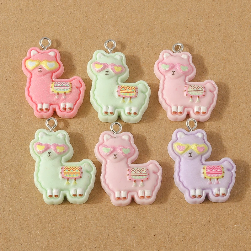 15pcs 23x26mm Cartoon Animal Charms Resin Alpaca Charms Pendants for Jewelry Making DIY Drop Earrings Necklaces Crafts Supplies
15pcs 23x26mm Cartoon Animal Charms Resin Alpaca Charms Pendants for Jewelry Making DIY Drop Earrings Necklaces Crafts Supplies