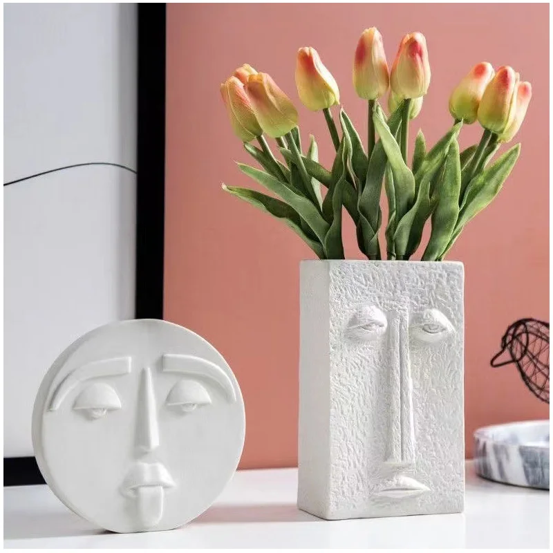 INS Nordic ceramics Vase White Ceramic Flower Vase Modern Home Decor Accessories Living Room Decoration Garden Bedroom Ornaments
INS Nordic ceramics Vase White Ceramic Flower Vase Modern Home Decor Accessories Living Room Decoration Garden Bedroom Ornaments