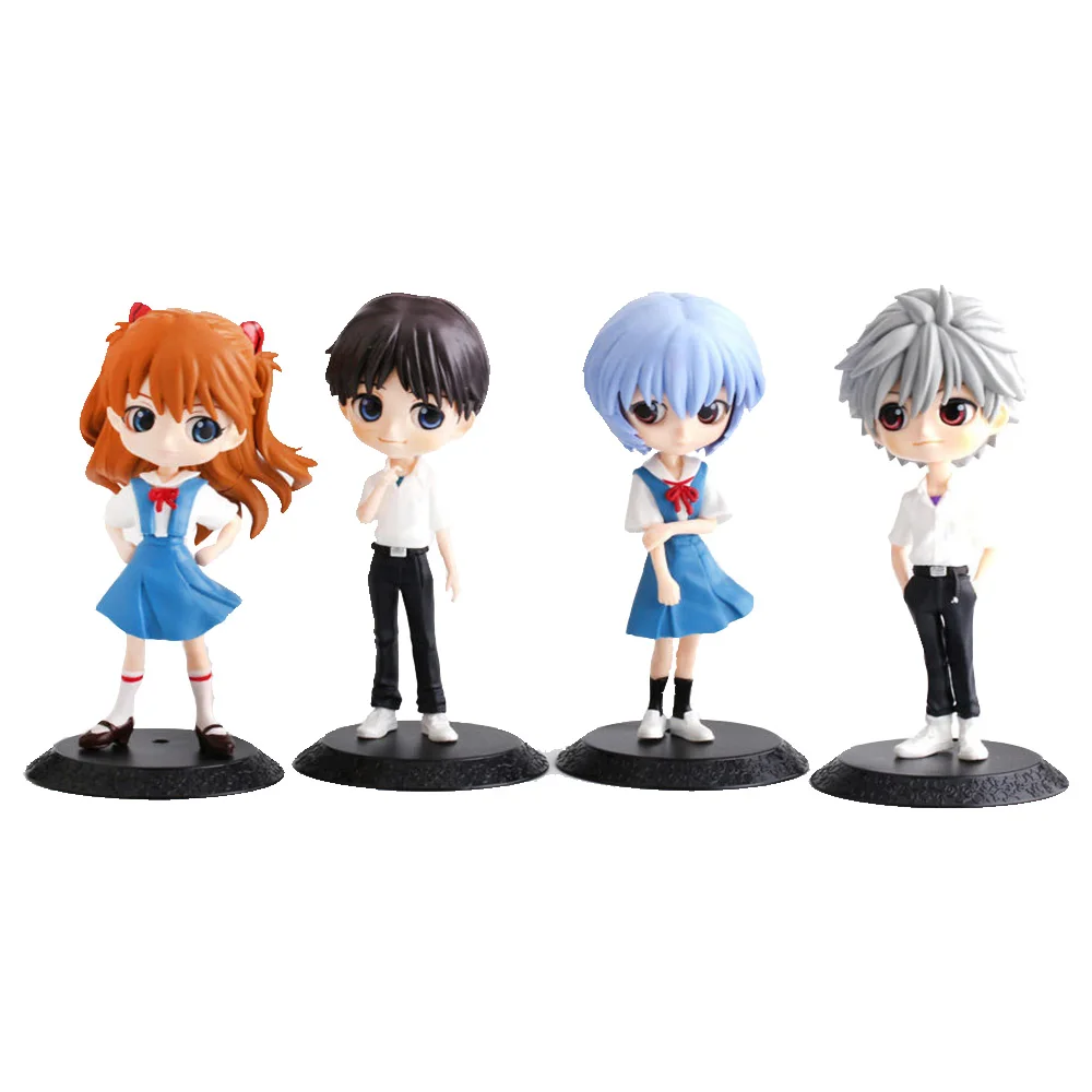 4pcs/set 15cm EVA Asuka Langley Soryu Ayanami Rei Action Figure Cake Decoration Doll Car Collection Ornaments Toys
4pcs/set 15cm EVA Asuka Langley Soryu Ayanami Rei Action Figure Cake Decoration Doll Car Collection Ornaments Toys