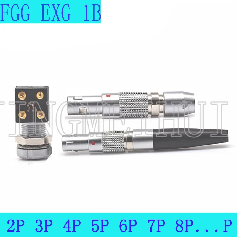 A Pair FGG EXG.1B 2 3 4 5 6 7 8P Push-Pull Self-Locking Aviation Metal Quick Plug and Female Socket For Data And Telecom Systems
A Pair FGG EXG.1B 2 3 4 5 6 7 8P Push-Pull Self-Locking Aviation Metal Quick Plug and Female Socket For Data And Telecom Systems