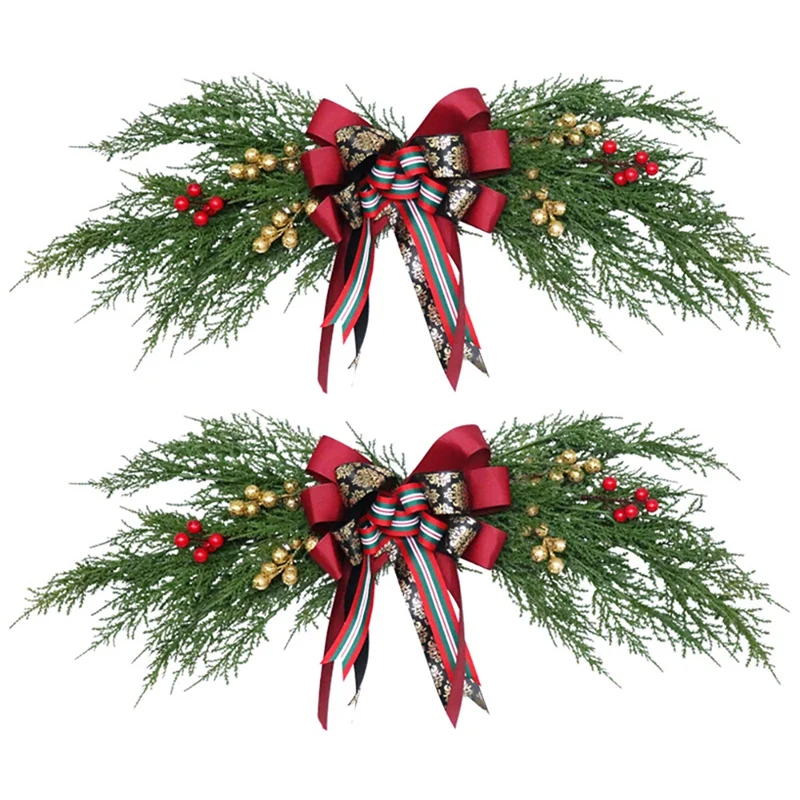 2X Greenery Swag Artificial Pteris Multifida Poir Wreath For Door Wedding Party Mirror Tabletop Chair Christmas Decor
2X Greenery Swag Artificial Pteris Multifida Poir Wreath For Door Wedding Party Mirror Tabletop Chair Christmas Decor