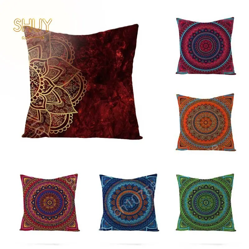 Mandala Pillow Case Home Car Office Decor Throw Pillows Boho Ethnic Style Sofa Chair Bed Cushion Cover Decorative Pillowcase
Mandala Pillow Case Home Car Office Decor Throw Pillows Boho Ethnic Style Sofa Chair Bed Cushion Cover Decorative Pillowcase