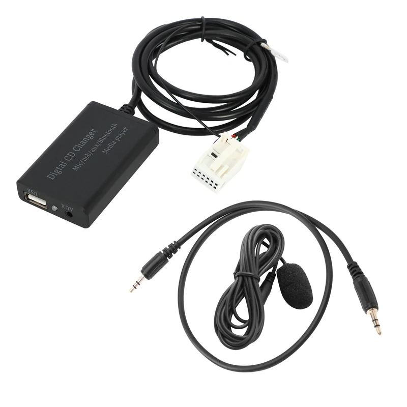 12Pin Interface Car Aux USB Bluetooth MP3 Music Adapter CD Changer Adapter For - Skoda Seat Quadlock
12Pin Interface Car Aux USB Bluetooth MP3 Music Adapter CD Changer Adapter For - Skoda Seat Quadlock