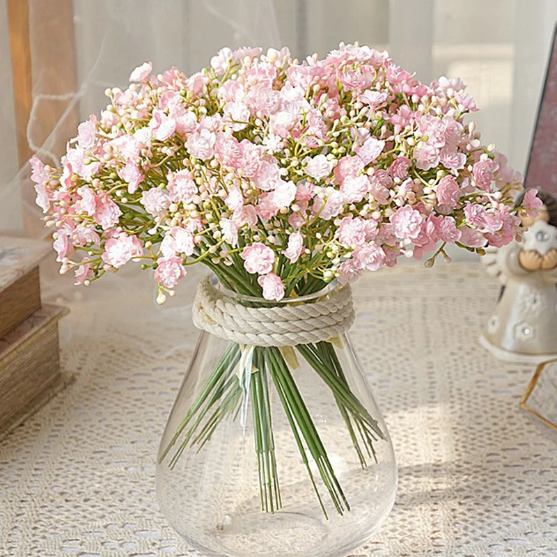 42 Head Bouquet Artificial Plastic Flower Handmade Babysbreath Fake Plant Gypsophila Floral Arrange for Wedding Home Decor
42 Head Bouquet Artificial Plastic Flower Handmade Babysbreath Fake Plant Gypsophila Floral Arrange for Wedding Home Decor