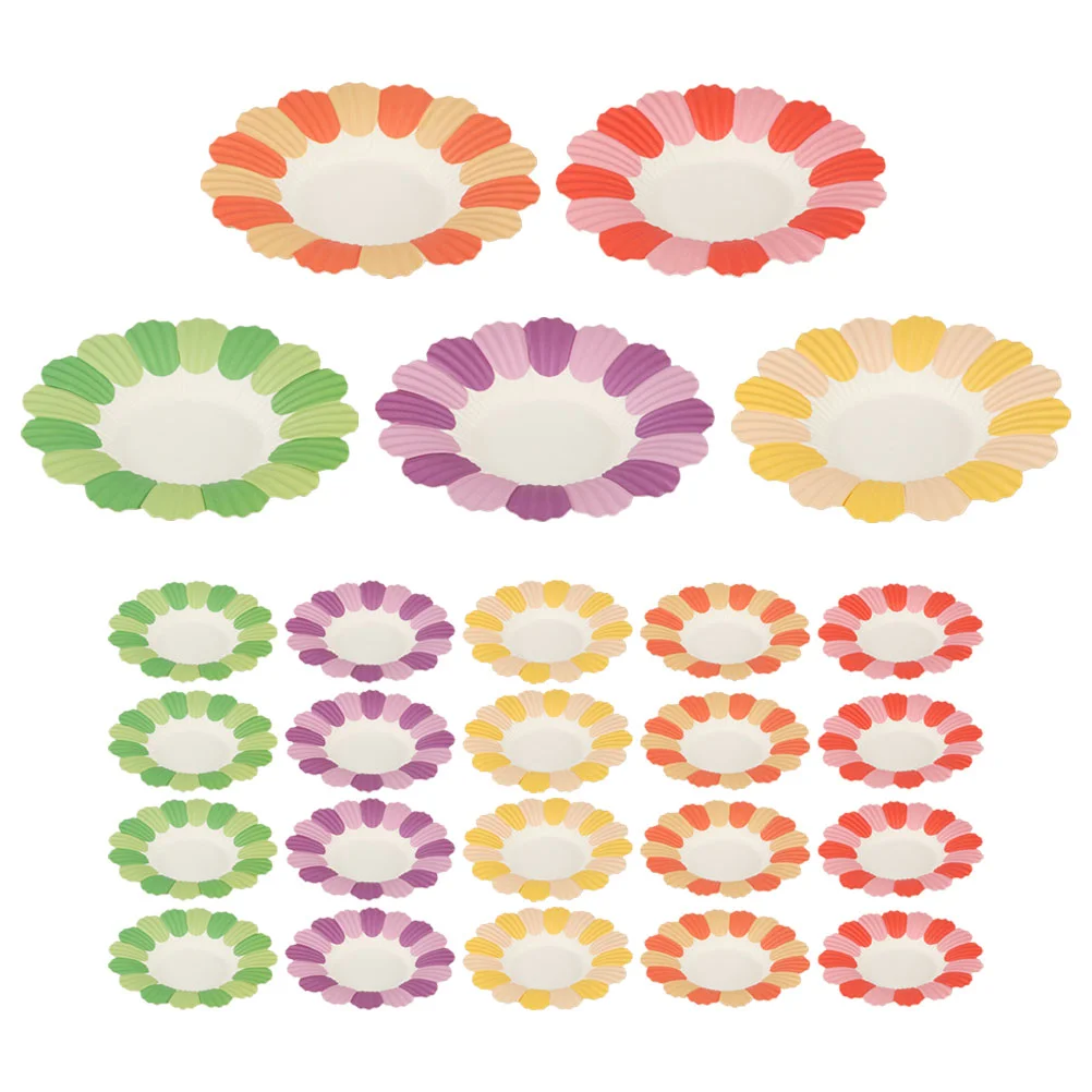 50 Pcs Flower Paper Plate Dessert Plates Dinner Tableware Holiday Tray Party Home Child Festive Disposable
50 Pcs Flower Paper Plate Dessert Plates Dinner Tableware Holiday Tray Party Home Child Festive Disposable
