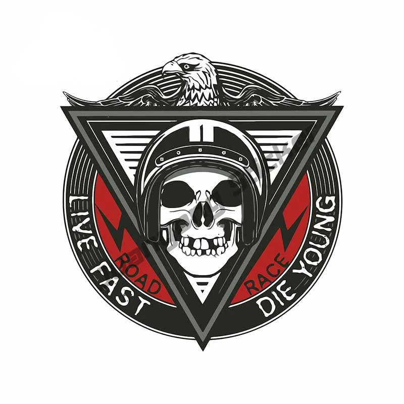 Live Fast Die Young Skull Car Stickers Vinyl Creative Decals for SUV Camper Window Truck SUV Fine Decal Decor Graphic PVC13x12cm
Live Fast Die Young Skull Car Stickers Vinyl Creative Decals for SUV Camper Window Truck SUV Fine Decal Decor Graphic PVC13x12cm