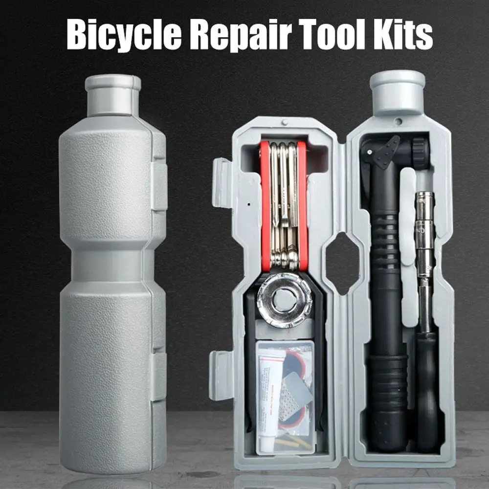 Bicycle Repair Kits Bag Portable Bottle Cage Hard Case Repair Kit Tire Repair Kits Wrench Flywheel Removal Bike Tools
Bicycle Repair Kits Bag Portable Bottle Cage Hard Case Repair Kit Tire Repair Kits Wrench Flywheel Removal Bike Tools