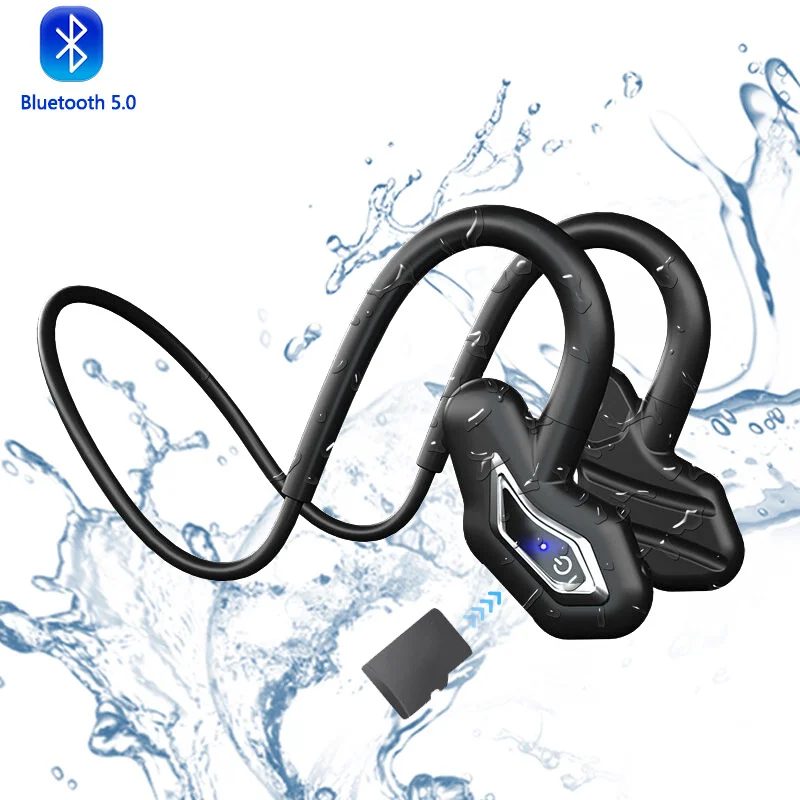 Bone Conduction Earphones Built-in 16G Memory MP3 Music Hanging Ear Sports Wireless Bluetooth Headphones With Mic Gaming Headset
Bone Conduction Earphones Built-in 16G Memory MP3 Music Hanging Ear Sports Wireless Bluetooth Headphones With Mic Gaming Headset