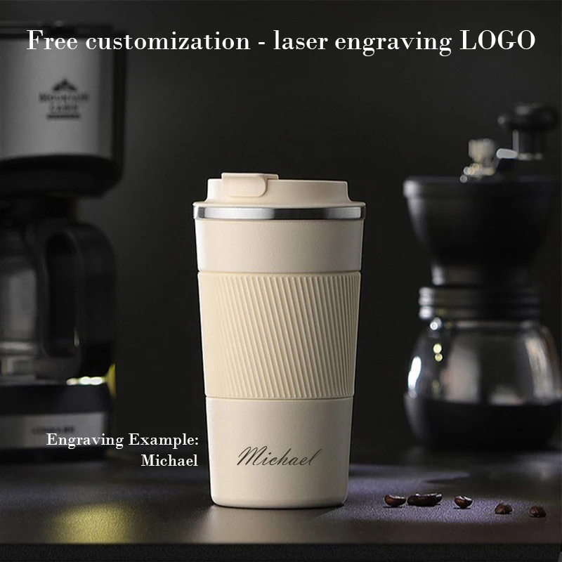 510ml Stainless Steel Coffee Mugs Custom Laser Lettering Leak-Proof Thermos Bottle Hot/Cold Milk Tea Travel Coffee Cup For Gifts
510ml Stainless Steel Coffee Mugs Custom Laser Lettering Leak-Proof Thermos Bottle Hot/Cold Milk Tea Travel Coffee Cup For Gifts