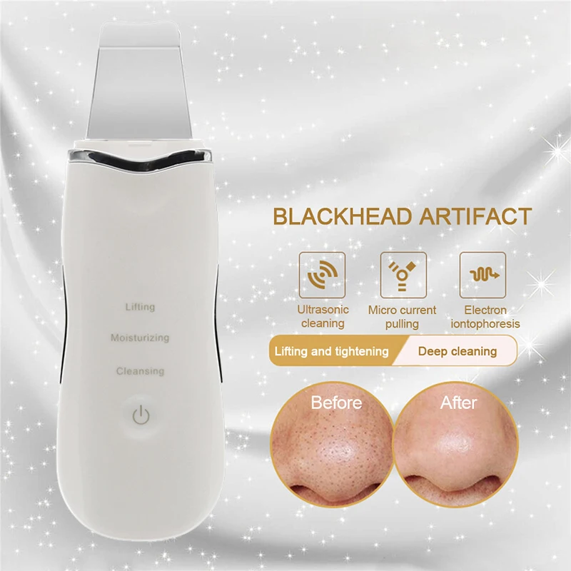 Ultrasonic Ion Skin Scrubber Facial Ultrasonic Scrubber Deep Cleaner Blackhead Removal Rechargeable Face Skin Care Drop Shipping
Ultrasonic Ion Skin Scrubber Facial Ultrasonic Scrubber Deep Cleaner Blackhead Removal Rechargeable Face Skin Care Drop Shipping