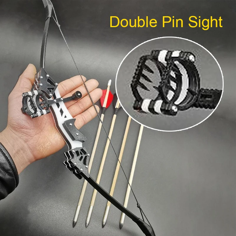The New 18-pound Mini Double Aiming Bow and Arrow Archery Recurve Bow with Feather Arrows for Out-of-competitive Shooting
The New 18-pound Mini Double Aiming Bow and Arrow Archery Recurve Bow with Feather Arrows for Out-of-competitive Shooting