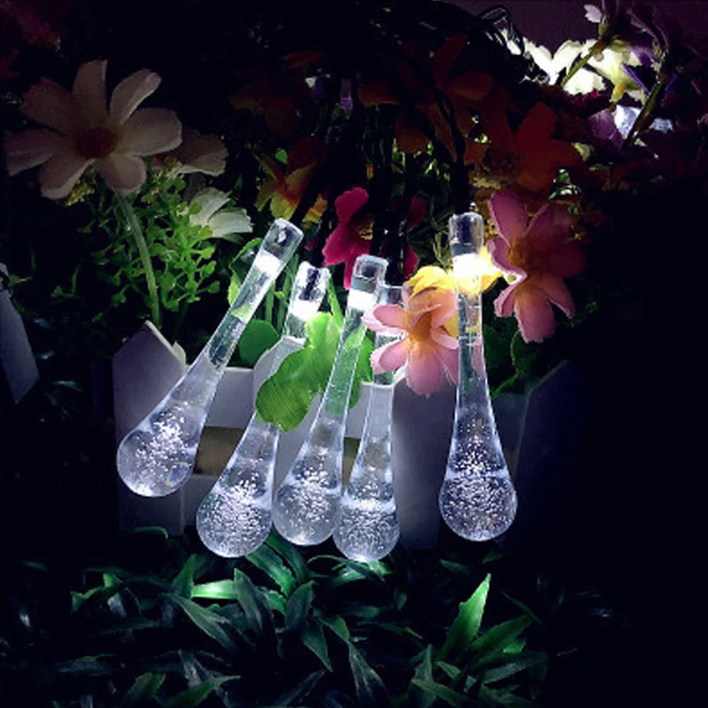 Light String 20LED Battery Powered Raindrop Fairy String Lights Outdoor Garden Party Decor
Light String 20LED Battery Powered Raindrop Fairy String Lights Outdoor Garden Party Decor