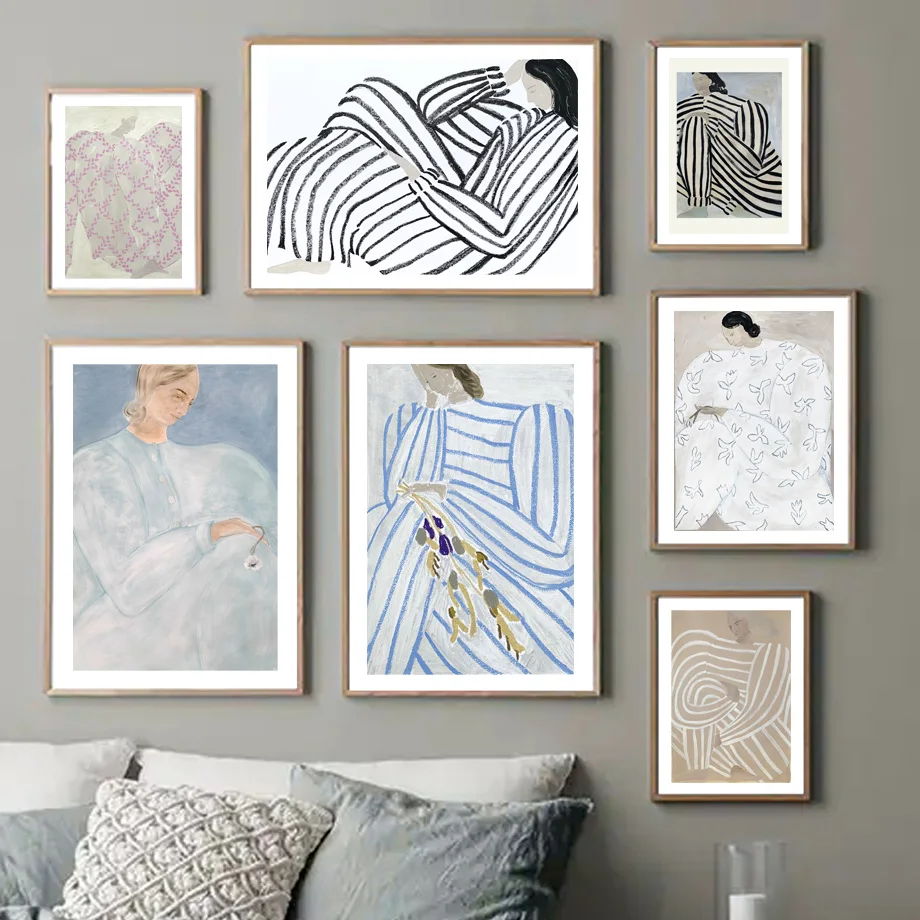 Minimalist Style Abstract Line Curve Think Girl Wall Art Print Canvas Nordic Poster Wall Picture For Living Room Decor Painting
Minimalist Style Abstract Line Curve Think Girl Wall Art Print Canvas Nordic Poster Wall Picture For Living Room Decor Painting