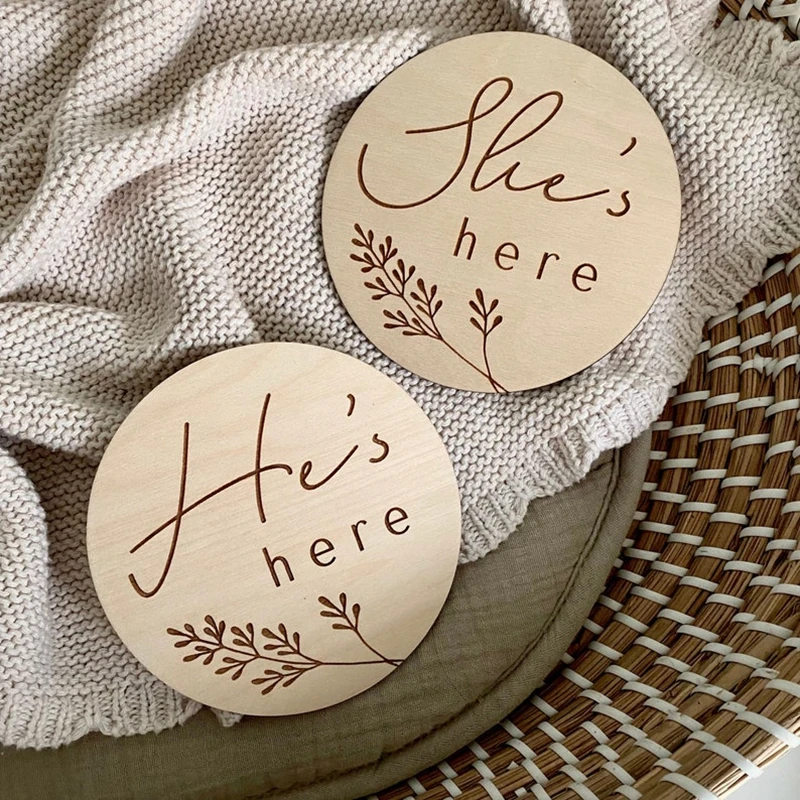 20pcs She’s Here / He’s Here , Gender Reveal , Baby Announcement , Newborn Photo Prop , New Baby Keepsake
20pcs She’s Here / He’s Here , Gender Reveal , Baby Announcement , Newborn Photo Prop , New Baby Keepsake
