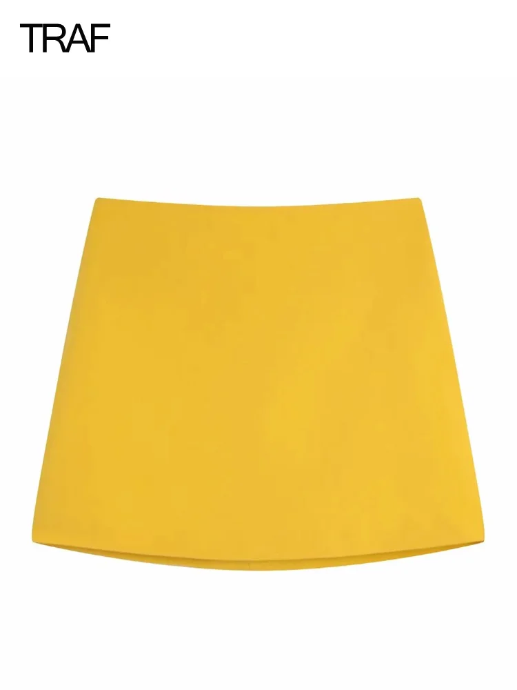 TRAF Summer Y2k Yellow Women's Mini Skirts 2022 Sexy High-Waisted Wrap Skirt Woman Fashion Chic And Elegant Woman Short Skirts
TRAF Summer Y2k Yellow Women's Mini Skirts 2022 Sexy High-Waisted Wrap Skirt Woman Fashion Chic And Elegant Woman Short Skirts