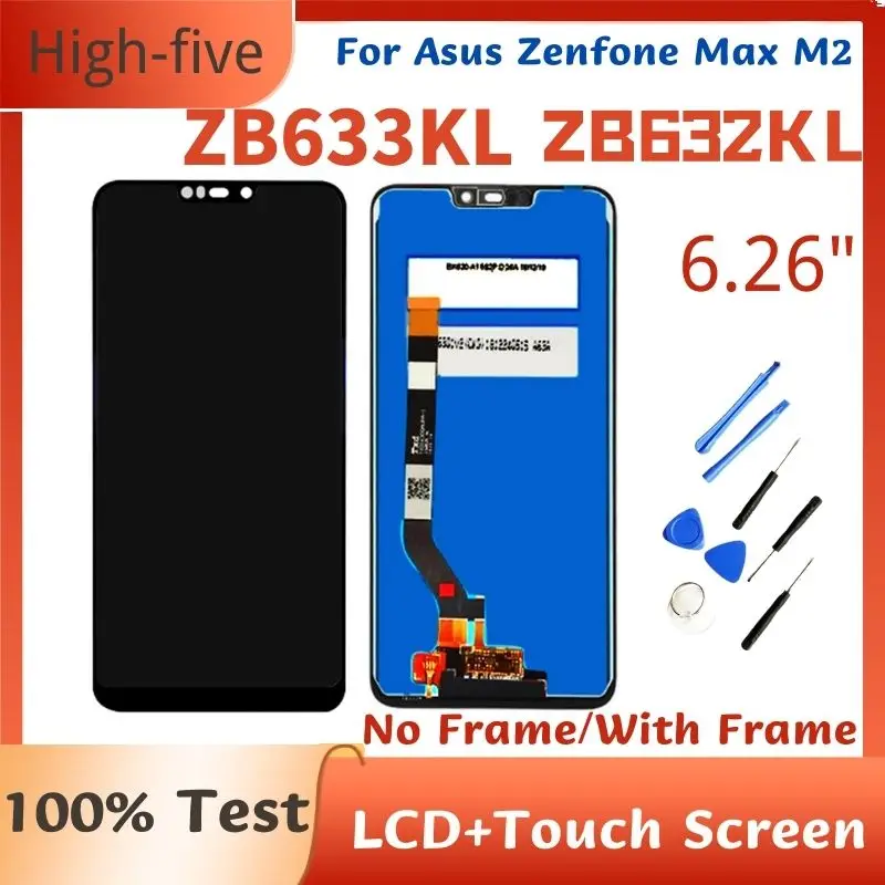 6.26" LCD For Asus Zenfone Max M2 ZB632KL LCD Display Touch Screen Digitizer Assembly For Zenfone Max M2 ZB633KL LCD With Frame
6.26" LCD For Asus Zenfone Max M2 ZB632KL LCD Display Touch Screen Digitizer Assembly For Zenfone Max M2 ZB633KL LCD With Frame