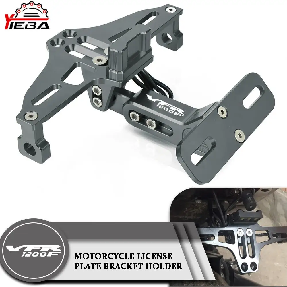 Рамка держатель номерного знака мотоцикла с подсветильник кой, регулируемый кронштейн для Honda VFR1200F 2010-2016 VFR1200 VFR 1200 F
Рамка держатель номерного знака мотоцикла с подсветильник кой, регулируемый кронштейн для Honda VFR1200F 2010-2016 VFR1200 VFR 1200 F