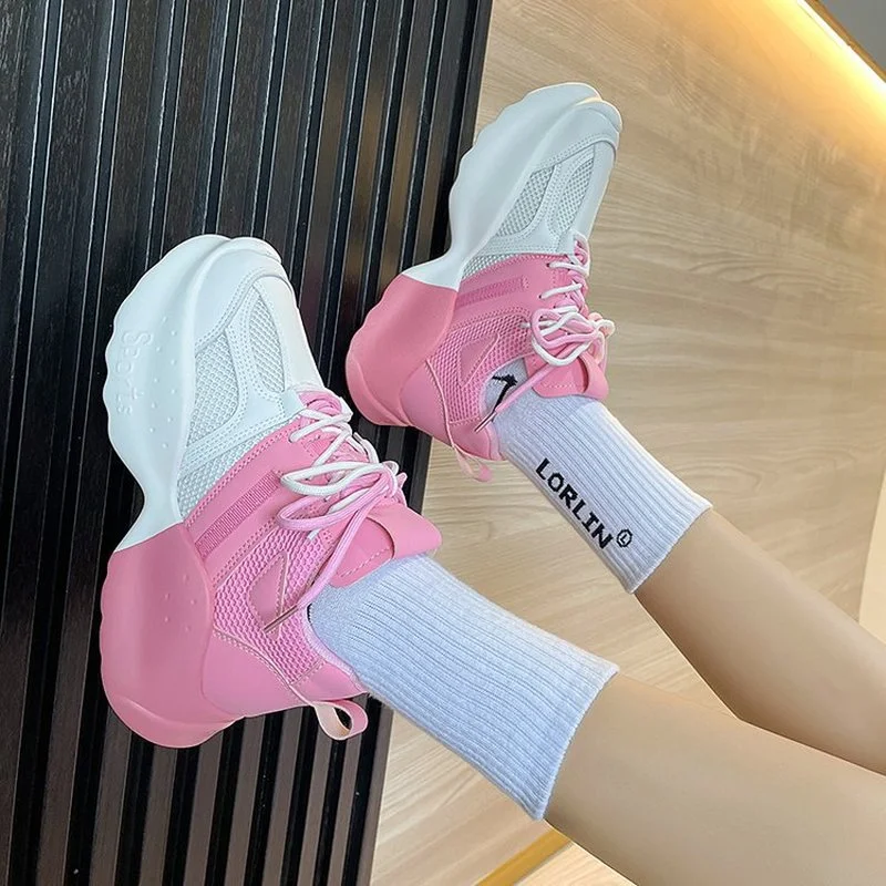 Super Light Sports Leisure Ladies Lace Up Round Head Breathable Mesh Comfortable Mix Color Female Women Shoes Casual Sneakers
Super Light Sports Leisure Ladies Lace Up Round Head Breathable Mesh Comfortable Mix Color Female Women Shoes Casual Sneakers