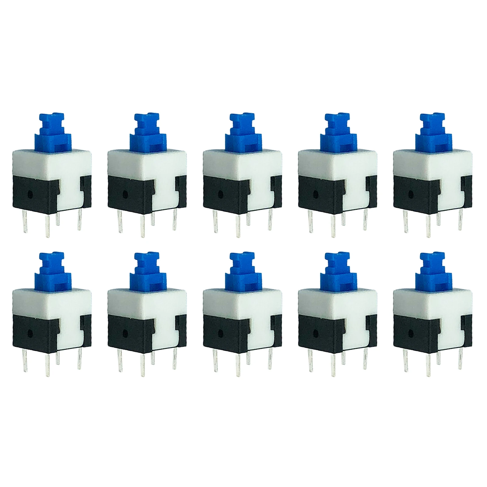 10pcs NEW 8X8mm Blue Cap DPDT Self-locking Type Square Button Switch 8*8 8X8 Mm 6Pin Multimeter Switch
10pcs NEW 8X8mm Blue Cap DPDT Self-locking Type Square Button Switch 8*8 8X8 Mm 6Pin Multimeter Switch