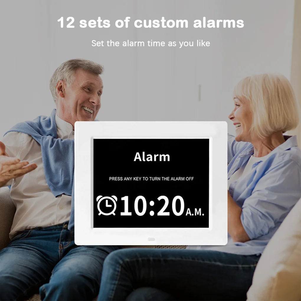 Large Screen LED Digital Alarm Clock with Calendar Desktop Electronic Time Reminder for the Elderly US Plug
Large Screen LED Digital Alarm Clock with Calendar Desktop Electronic Time Reminder for the Elderly US Plug