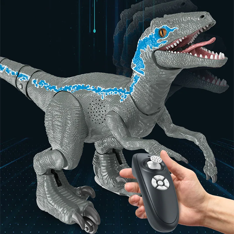 8001 RC Spray Dinosaur Walking Soung Model Jurassics Velociraptor Intelligent Animal Simulation Dinobot Gifts Toys for children
8001 RC Spray Dinosaur Walking Soung Model Jurassics Velociraptor Intelligent Animal Simulation Dinobot Gifts Toys for children