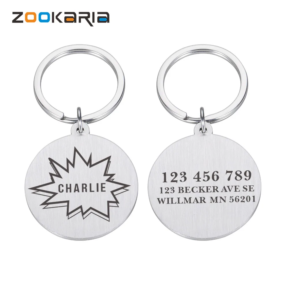 Engraved Pet ID Tags Personalized Pet ID Name Number Address for Dog Cat Puppy Collar Tag Pendant Pet Accessories
Engraved Pet ID Tags Personalized Pet ID Name Number Address for Dog Cat Puppy Collar Tag Pendant Pet Accessories