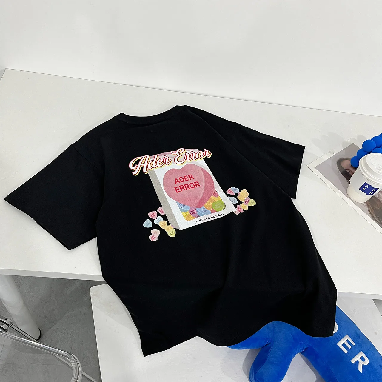 Tshirt Girls Summer Heart Letter Print T-shirt South Korea Loose Men Women Couples High Quality Tee Tops Korean style clothes
Tshirt Girls Summer Heart Letter Print T-shirt South Korea Loose Men Women Couples High Quality Tee Tops Korean style clothes
