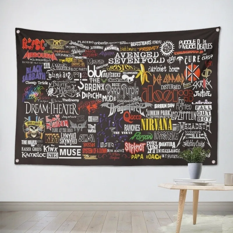 Hippie Heavy Metal Rock Music Poster Banners Music Studio Wall Decoration Hanging Art Waterproof Cloth Polyester Fabric Flags
Hippie Heavy Metal Rock Music Poster Banners Music Studio Wall Decoration Hanging Art Waterproof Cloth Polyester Fabric Flags