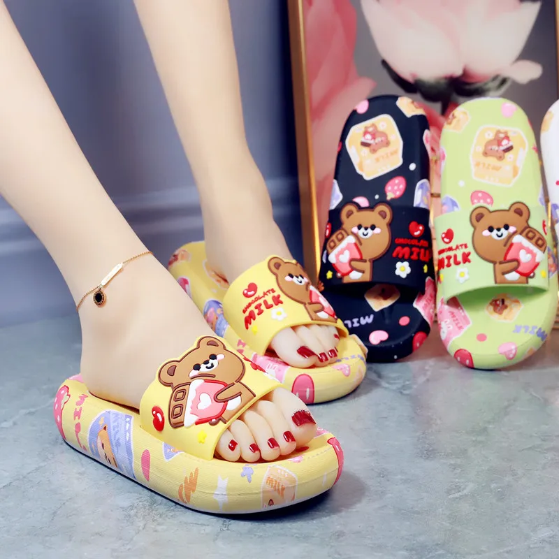 2022 Women Shoes Summer New Cute Cartoon Indoor Slippers Home Soft Bottom Middle Heel Non-slip Home Casual Sandals Flip Flops
2022 Women Shoes Summer New Cute Cartoon Indoor Slippers Home Soft Bottom Middle Heel Non-slip Home Casual Sandals Flip Flops