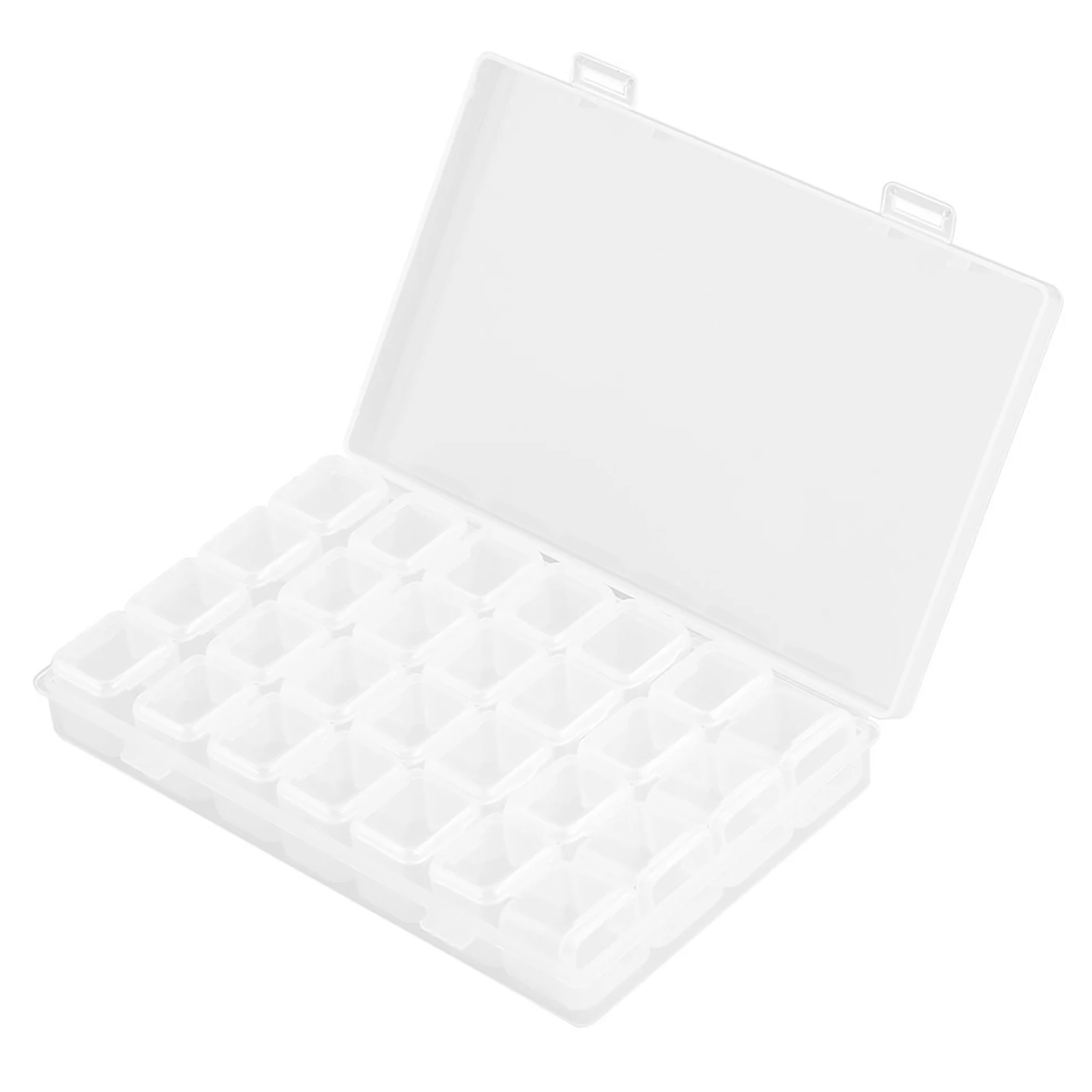 28 Grids Diamond Painting Box, Clear Plastic Rhinestone Accessories Storage Containers with Removable Dividers for DIY Art Craft
28 Grids Diamond Painting Box, Clear Plastic Rhinestone Accessories Storage Containers with Removable Dividers for DIY Art Craft