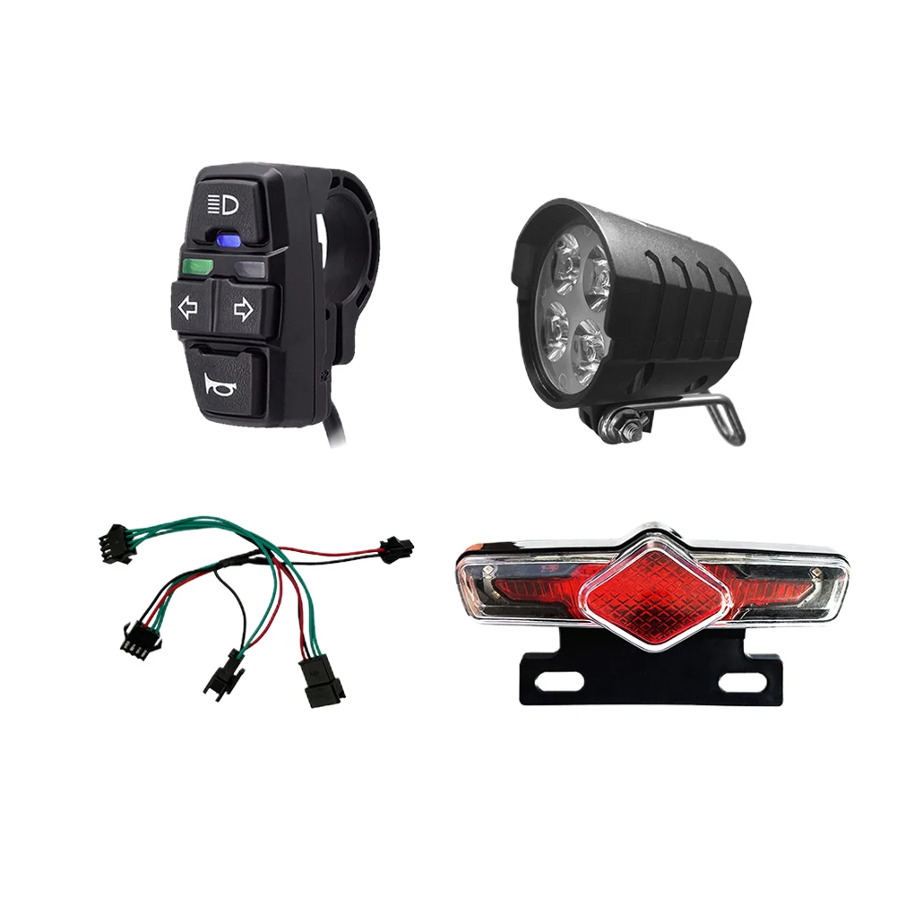 Electric Bike LED Light Set Front Rear Light DK336/DK226/DK11 Switch Cable Bicycle LED Lamp Waterproof 2/3/4 Pins Taillihgt
Electric Bike LED Light Set Front Rear Light DK336/DK226/DK11 Switch Cable Bicycle LED Lamp Waterproof 2/3/4 Pins Taillihgt
