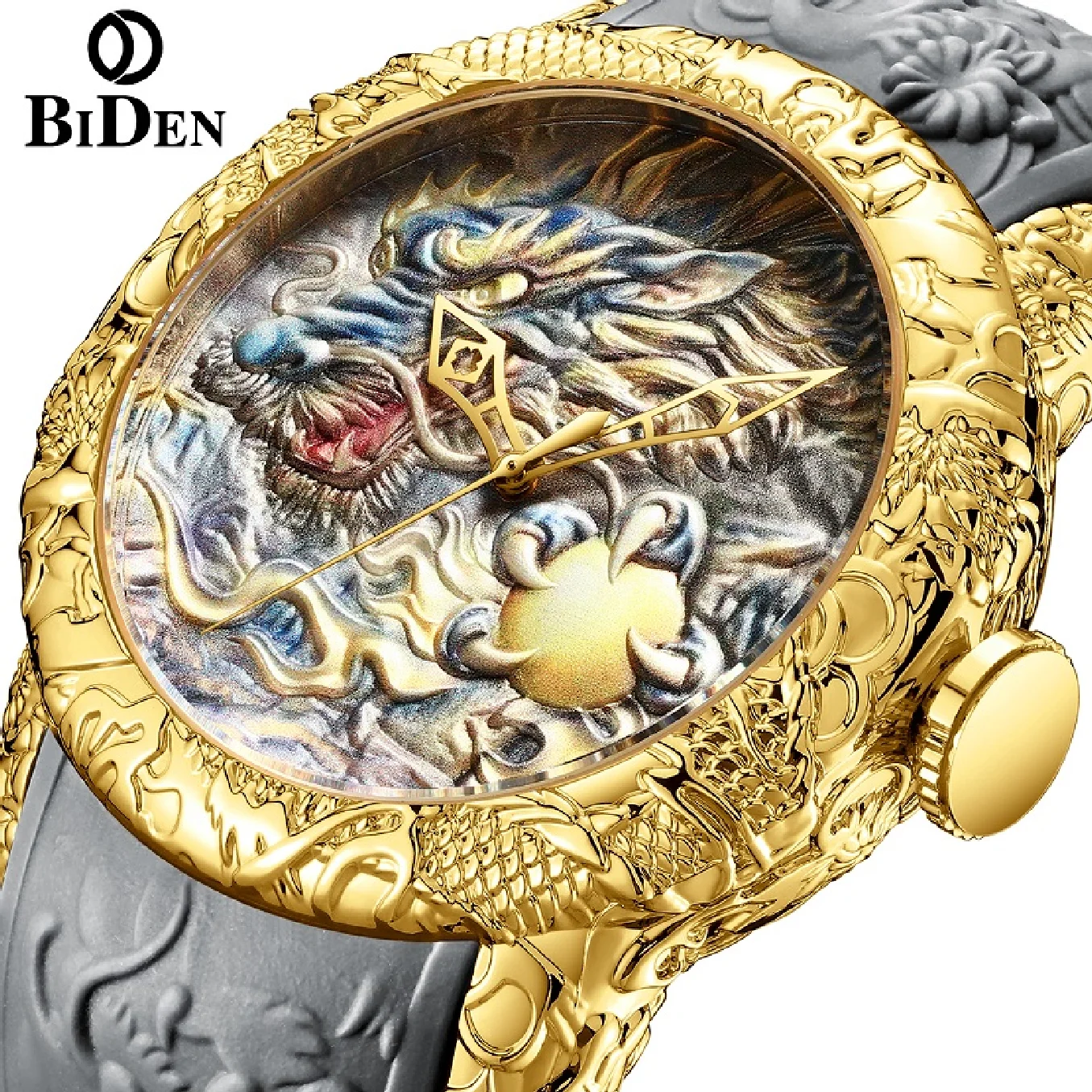 Часы Biden Мужские кварцевые с 3d-гравировкой дракона, модные повседневные клейкие наручные, с силиконовым ремешком, оригинал
Часы Biden Мужские кварцевые с 3d-гравировкой дракона, модные повседневные клейкие наручные, с силиконовым ремешком, оригинал