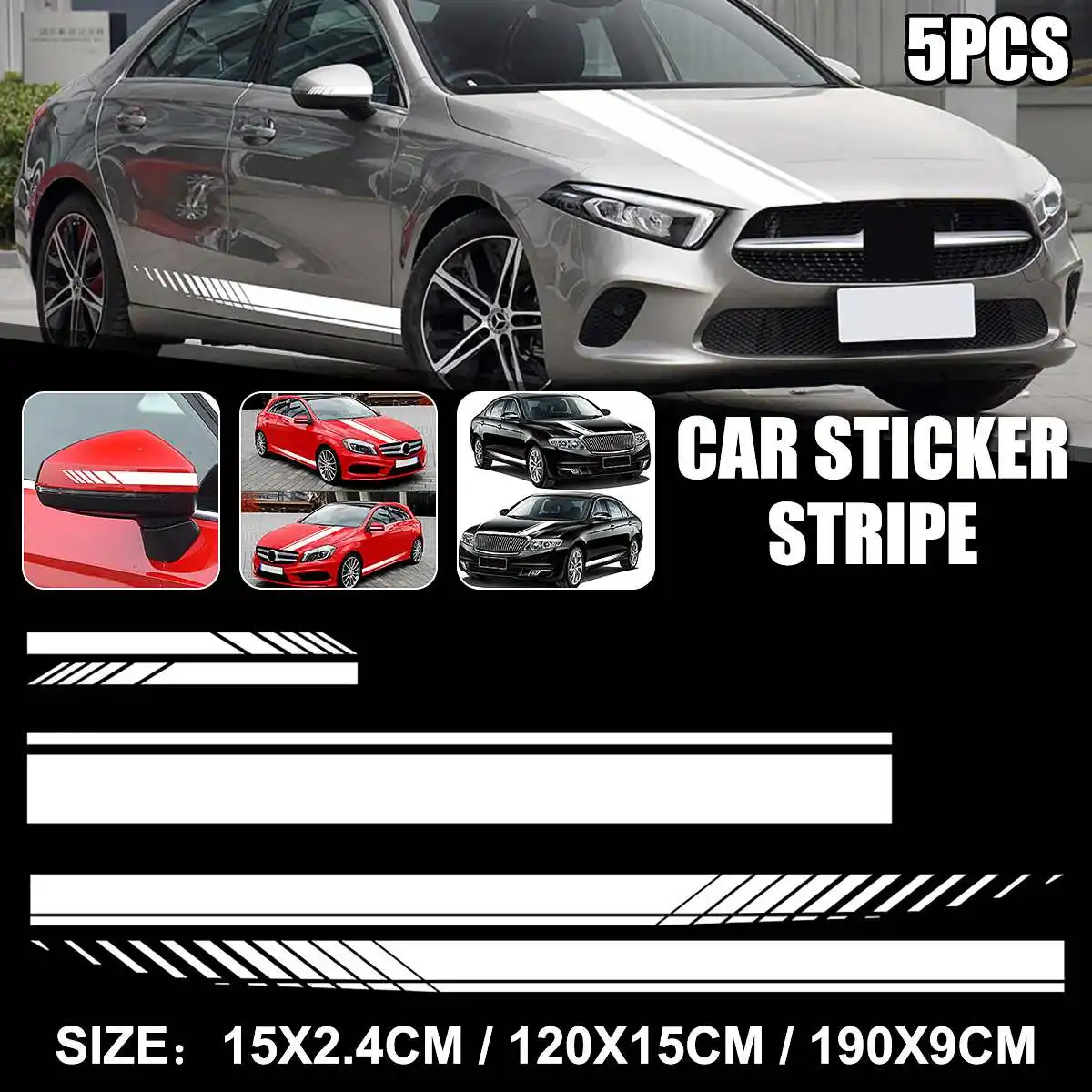 Universal Racing Sport Car Door Side Stripes Skirt Stickers Long Stripe for Vinyl Stickers For Toyota/BMW/Audi/VW/Benz
Universal Racing Sport Car Door Side Stripes Skirt Stickers Long Stripe for Vinyl Stickers For Toyota/BMW/Audi/VW/Benz