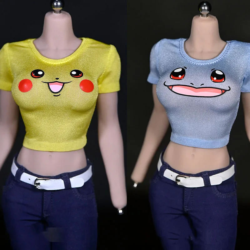 1/6 Female Soldier Sexy 3D Skinny Sexy Short Sleeve T-Shirt Cartoon Character Model Accessories Fit 12 inches TBL Action Doll
1/6 Female Soldier Sexy 3D Skinny Sexy Short Sleeve T-Shirt Cartoon Character Model Accessories Fit 12 inches TBL Action Doll