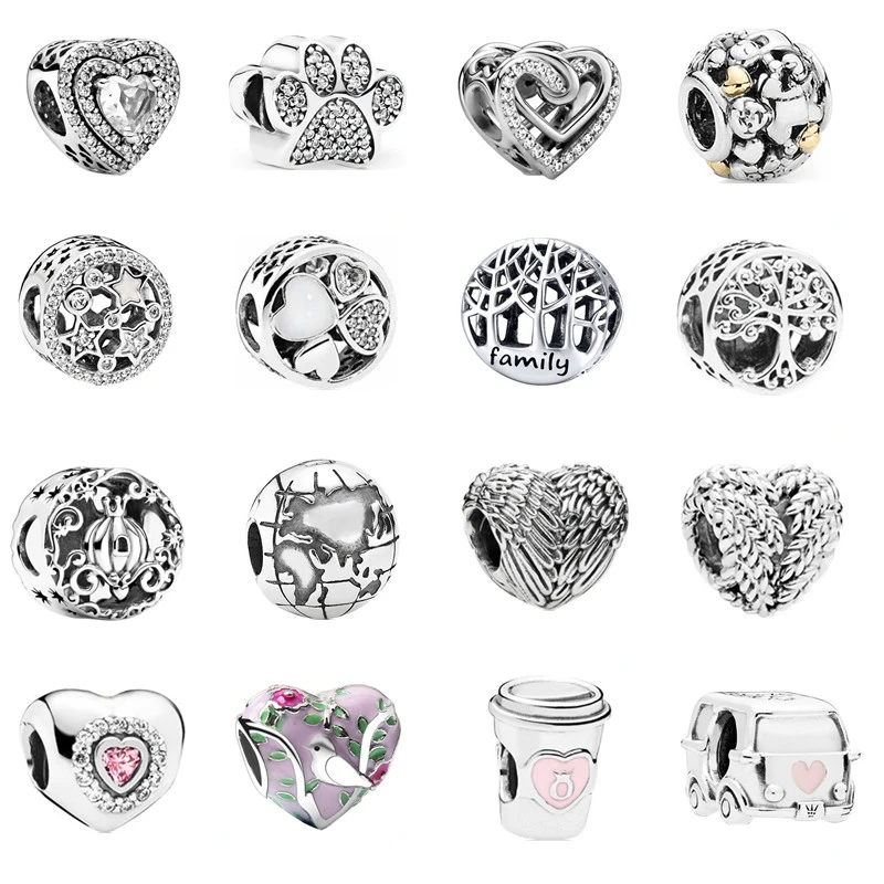 New Hot Sale Silver Color Feather Star Hollow Family Tree Paw Print Beads Fit Original Pandora Charms Bracelet Women DIY Jewelry
New Hot Sale Silver Color Feather Star Hollow Family Tree Paw Print Beads Fit Original Pandora Charms Bracelet Women DIY Jewelry