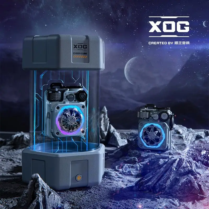 Mao Wang XOG Mechanical RGB Light Domain Cube wireless Bluetooth Speaker MW-PVXL With Time Cybertrend Storage Box
Mao Wang XOG Mechanical RGB Light Domain Cube wireless Bluetooth Speaker MW-PVXL With Time Cybertrend Storage Box