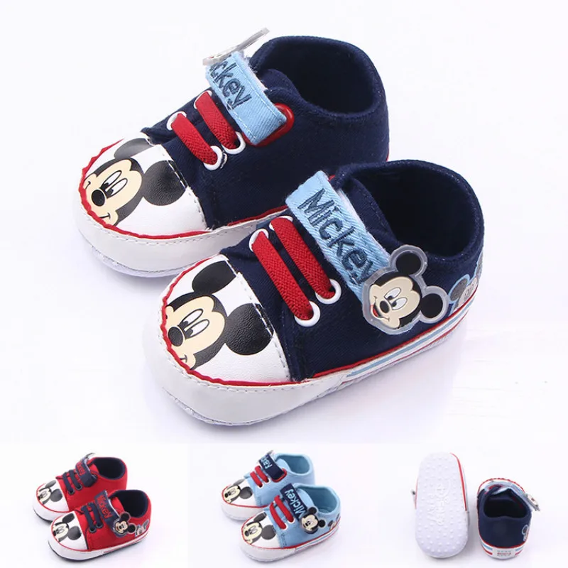 Disney New Canvas Classic Newborn Baby Boys Girls First Walkers Shoes Infant Toddler Mickey mouse Soft Sole Anti-slip Baby Shoes
Disney New Canvas Classic Newborn Baby Boys Girls First Walkers Shoes Infant Toddler Mickey mouse Soft Sole Anti-slip Baby Shoes