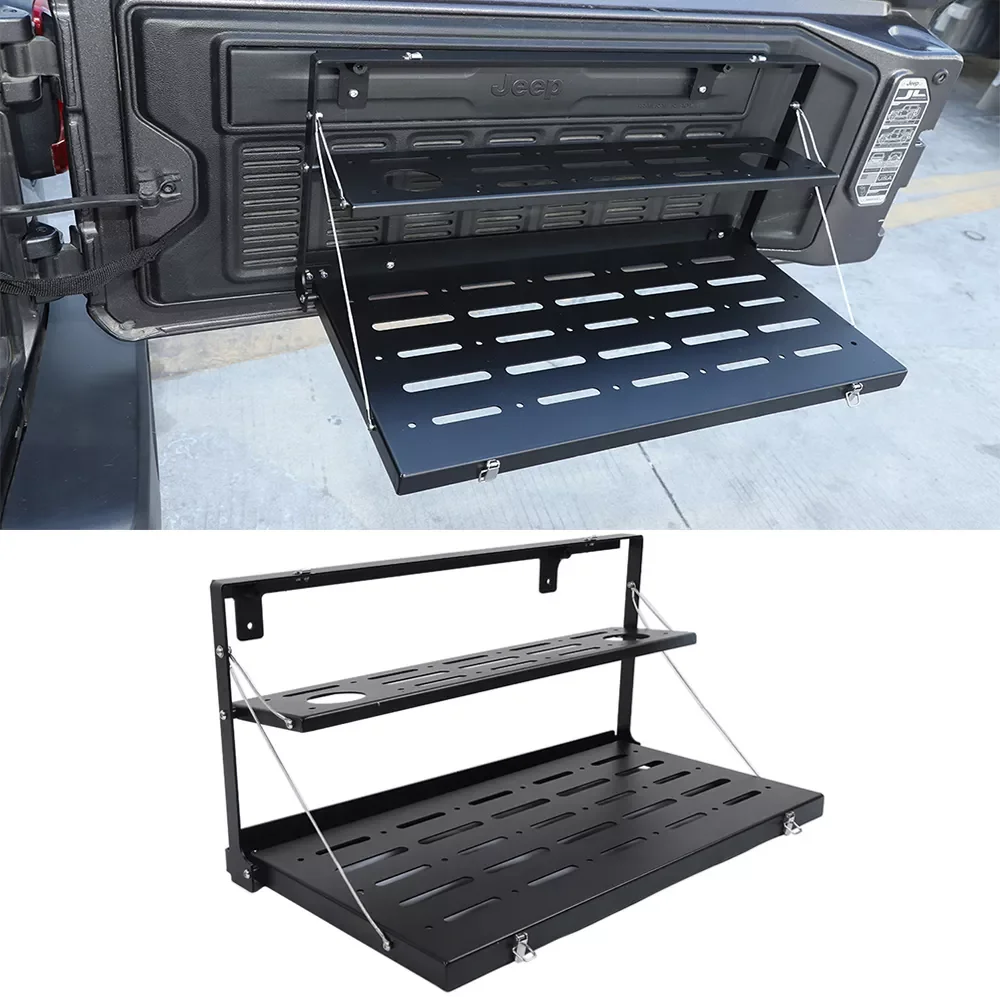 Tailgate Table Rear Door Foldable Shelf Foldable Shelf Storage Rack for Jeep Wrangler JK 2007+ JL 2018 2019 2020 2021 2022
Tailgate Table Rear Door Foldable Shelf Foldable Shelf Storage Rack for Jeep Wrangler JK 2007+ JL 2018 2019 2020 2021 2022