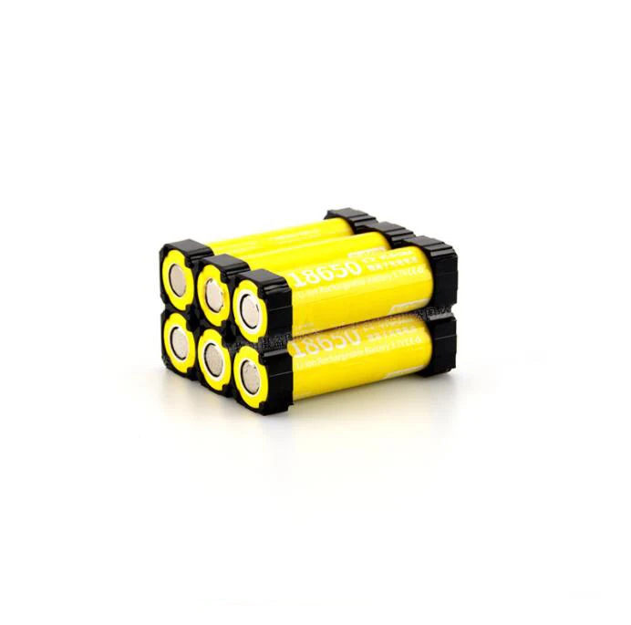 18650 2*3 Batteries Holder Bracket Cell Safety Anti Vibration Plastic Cylindrical Battery Brackets For 18650 Lithium Batteries
18650 2*3 Batteries Holder Bracket Cell Safety Anti Vibration Plastic Cylindrical Battery Brackets For 18650 Lithium Batteries