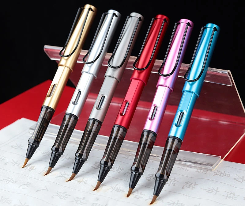 Beginners' Soft Pen Portable Ink-bag Pen-type Writing Brush Small Case Xiuli Calligraphy Pen электронная книга Stickers
Beginners' Soft Pen Portable Ink-bag Pen-type Writing Brush Small Case Xiuli Calligraphy Pen электронная книга Stickers