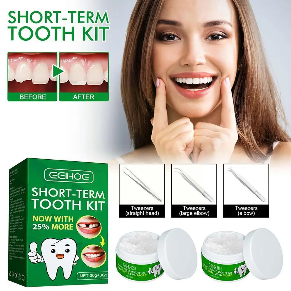 Temporary Missing Tooth Kit Repair Granules Teeth Gaps Filling Moldable Tooth Broken False Tool Teeth DIY Teeth Missing J2Y4 
Temporary Missing Tooth Kit Repair Granules Teeth Gaps Filling Moldable Tooth Broken False Tool Teeth DIY Teeth Missing J2Y4