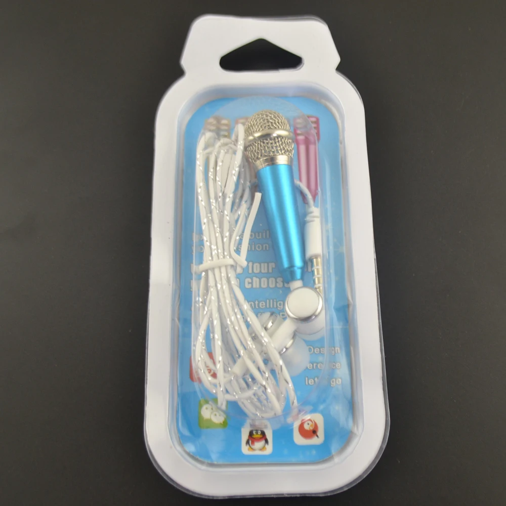 Protable K Song Mini Microphone earphone Universal KTV Karaoke Mobile Phone Computer Microphone headset Toy with Packaging
Protable K Song Mini Microphone earphone Universal KTV Karaoke Mobile Phone Computer Microphone headset Toy with Packaging