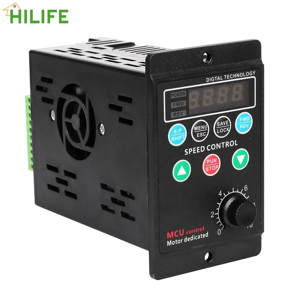 With Four-digit Digital Tube Display Three-phase Output Motor Driver Frequency Converter 220V Single-phase Input T13-750W-12-H
With Four-digit Digital Tube Display Three-phase Output Motor Driver Frequency Converter 220V Single-phase Input T13-750W-12-H