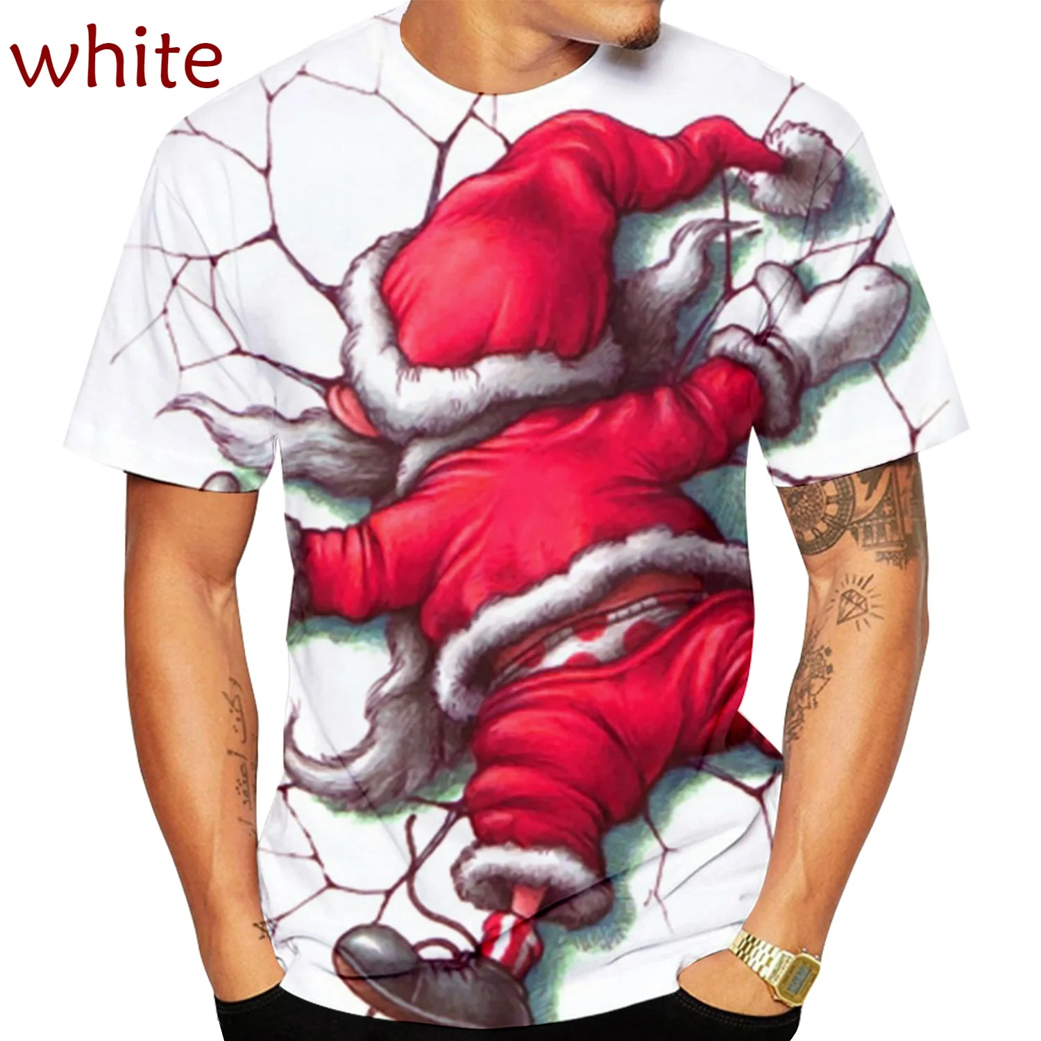2022New Fashion Creative 3d Digital Print Men T-shirt Christmas Funny T Shirts Unisex Clothes 
2022New Fashion Creative 3d Digital Print Men T-shirt Christmas Funny T Shirts Unisex Clothes